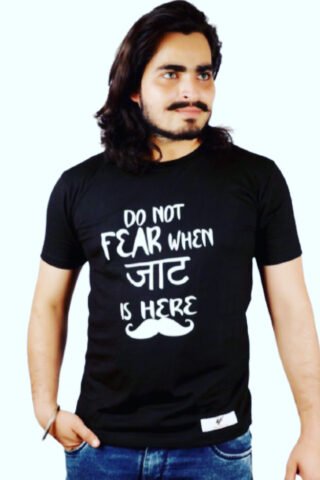Custom Printed , Round Neck T-shirt by ILLUMINATI FASHION