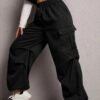 Lycra Solid Trouser for Women
