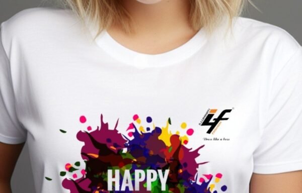 Happy Holi printed T