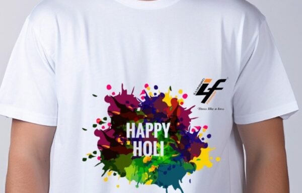 Happy Holi printed T