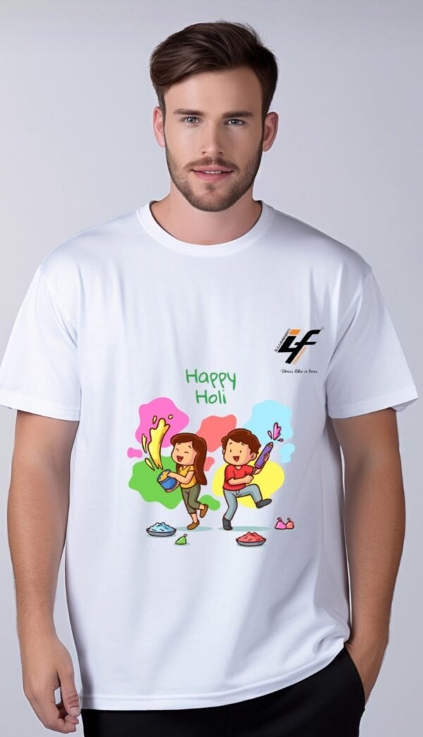 Happy Holi Tshirt for Men