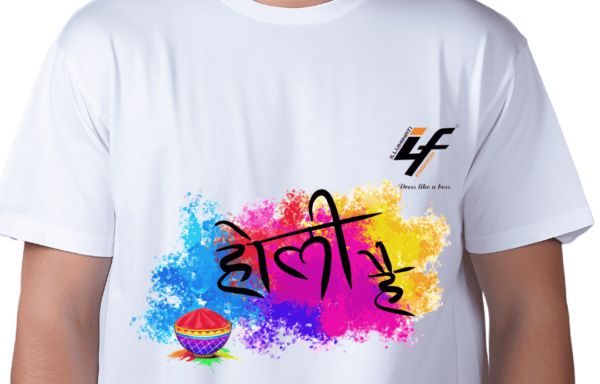 Holi T-shirt for Men by ILLUMINATI FASHION