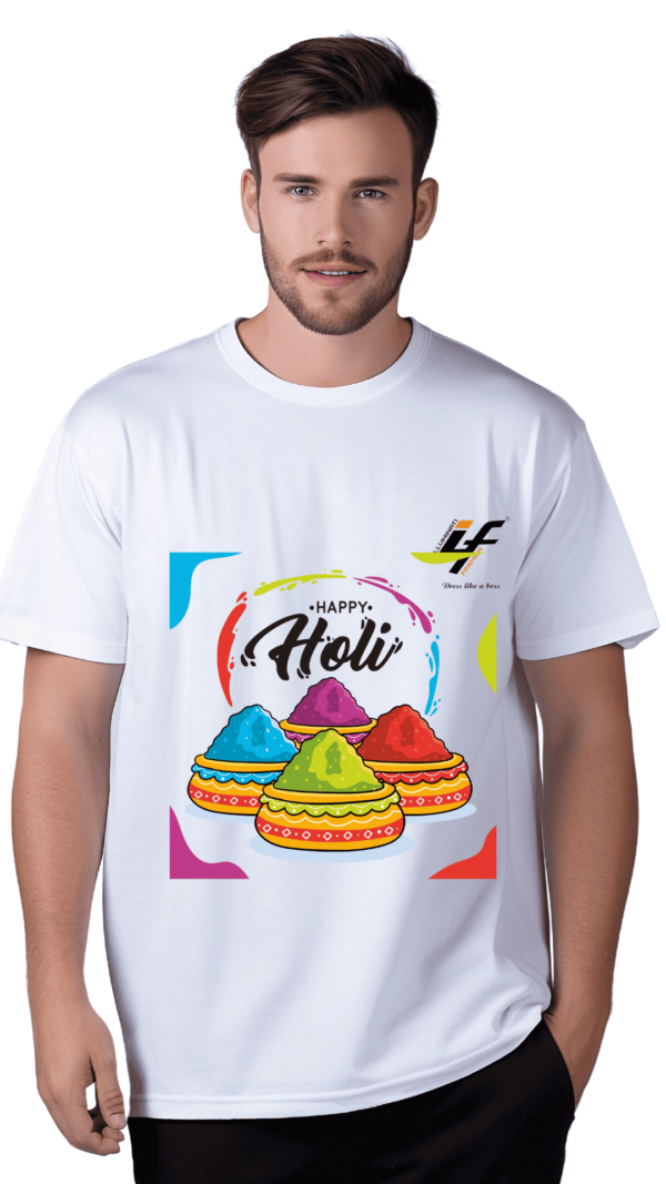 Holi T-shirt for Men by ILLUMINATI FASHION