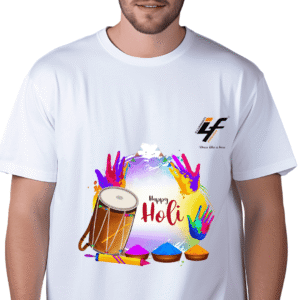Holi T-shirt for Men by ILLUMINATI FASHION