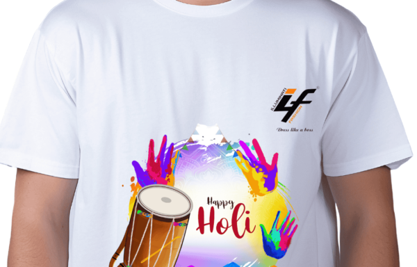 Holi T-shirt for Men by ILLUMINATI FASHION