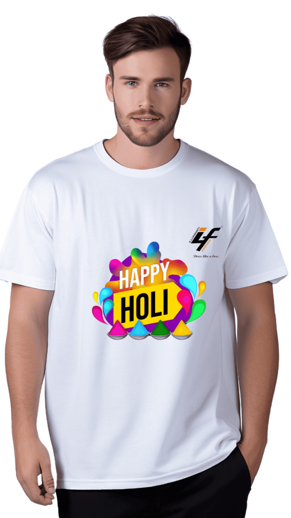 Holi T-shirt for Men by ILLUMINATI FASHION299