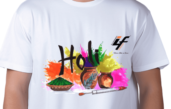 Holi T-shirt for Men by ILLUMINATI FASHION