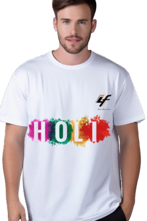 Holi T-shirt for Men by ILLUMINATI FASHION
