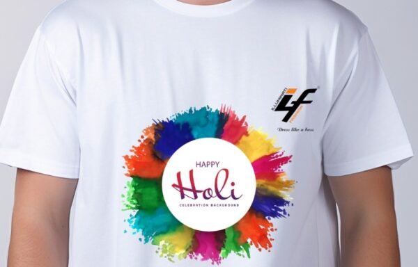 Holi T-shirt for Men by ILLUMINATI FASHION