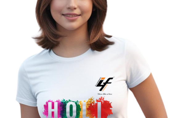 Holi T-shirt for Women by ILLUMINATI FASHION