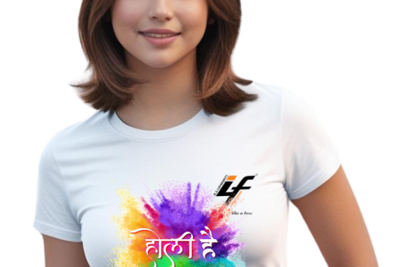 Holi T-shirt for Women by ILLUMINATI FASHION