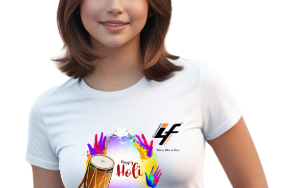 Holi T-shirt for Women by ILLUMINATI FASHION