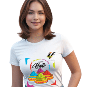 Holi T-shirt for Women by ILLUMINATI FASHION