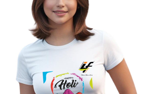 Holi T-shirt for Women by ILLUMINATI FASHION