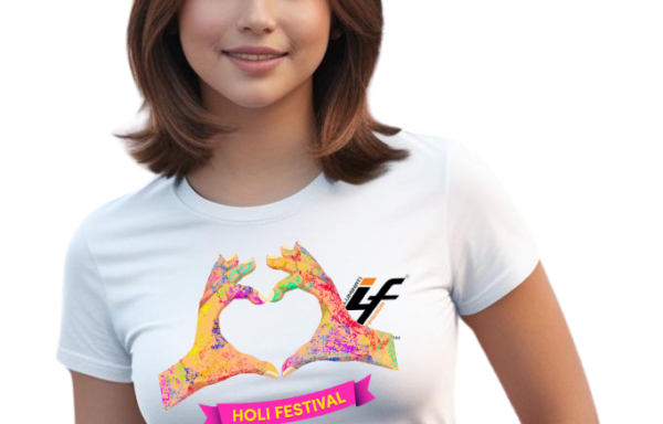 Holi T-shirt for Women by ILLUMINATI FASHION