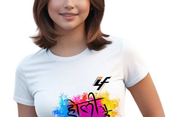 Holi T-shirt for Women by ILLUMINATI FASHION