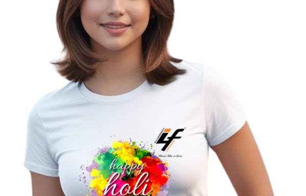 Holi T-shirt for Women by ILLUMINATI FASHION