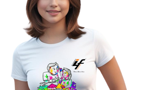 Holi T-shirt for Women by ILLUMINATI FASHION